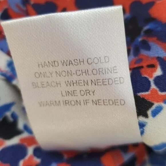 Daniel Rainn Lace Floral Jewel Neck Sleeveless Button Back Blouse Top Size PM - Picture 11 of 11